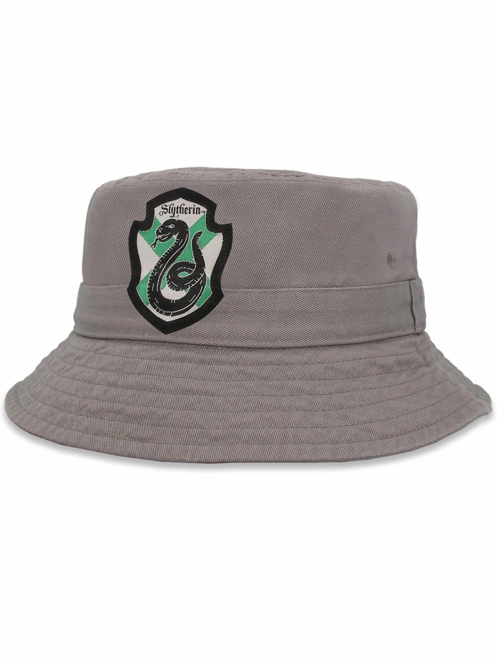 Slytherin Gray Bucket Hat with Crest - Kids